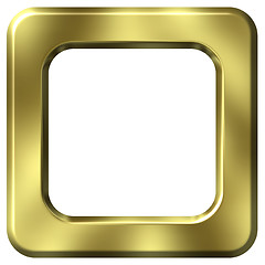 Image showing 3D Golden Frame