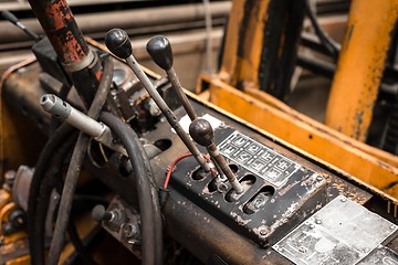 Image showing COnstruction machine interior