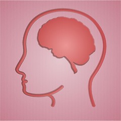 Image showing human brain in head
