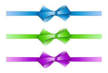 Image showing collection of the three ribbons