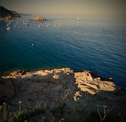 Image showing Mediterranean sea coast