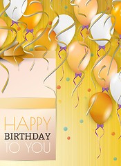 Image showing happy birthday background