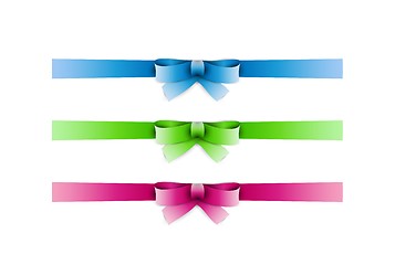 Image showing collection of the three ribbons