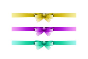 Image showing collection of the three ribbons