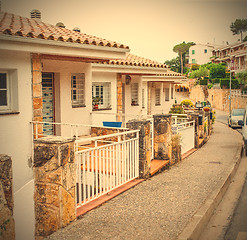 Image showing Avenida Mar Menuda street on the Mediterranian coast