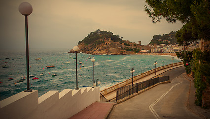 Image showing Spain, Catalonia, Tossa de Mar, 18-06-2013 Carrer Sant Ramon de 