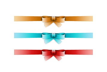 Image showing collection of the three ribbons