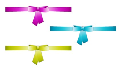 Image showing collection of the three ribbons