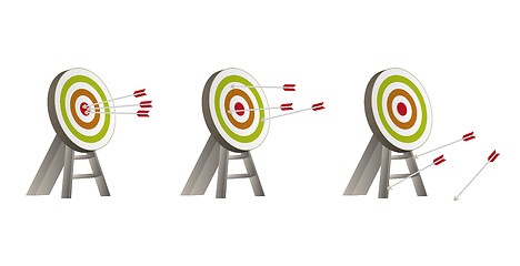 Image showing targets with arrows