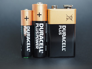 Image showing Duracell batteries