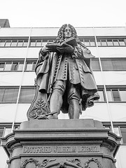 Image showing  Leibniz Denkmal Leipzig 