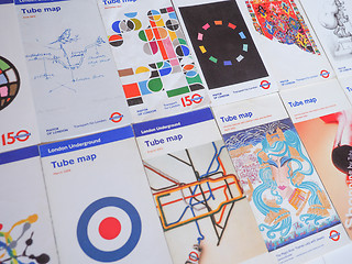 Image showing Tube map of London underground