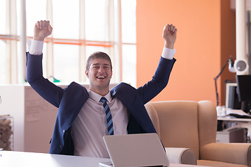 Image showing business man at the office