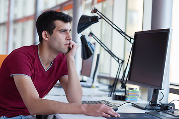 Image showing frustrated young business man