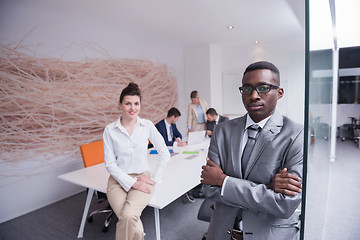 Image showing business people group at office