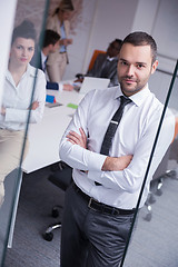 Image showing business people group at office