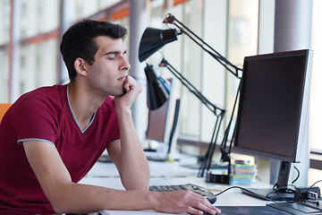 Image showing business man at the office