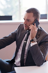 Image showing business man at the office