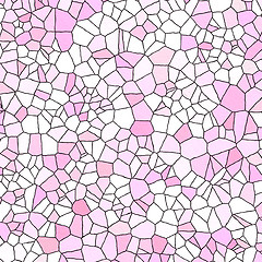 Image showing Pink Stained Glass