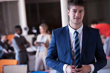 Image showing business man at the office