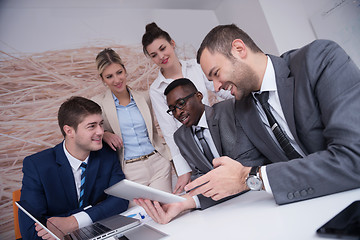 Image showing business people group at office