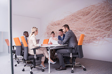 Image showing business people group at office