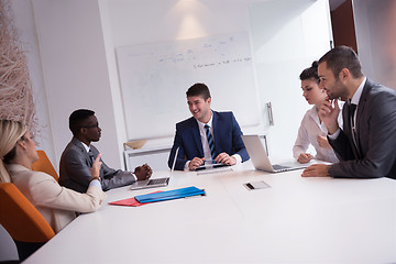 Image showing business people group at office