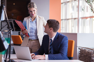 Image showing business people group at office