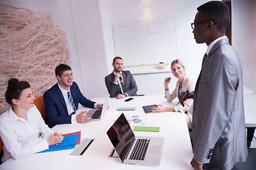 Image showing business people group at office