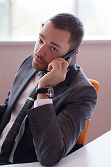 Image showing business man at the office