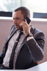 Image showing business man at the office