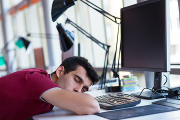 Image showing business man at the office