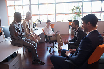 Image showing business people group at office