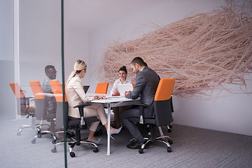 Image showing business people group at office