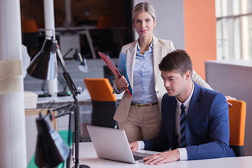 Image showing business people group at office