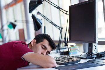 Image showing business man at the office