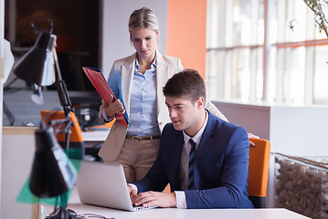 Image showing business people group at office