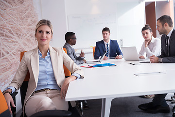 Image showing business people group at office