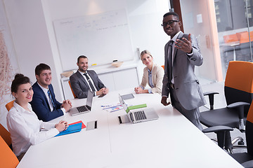 Image showing business people group at office