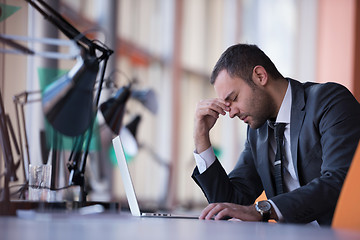 Image showing business man at the office