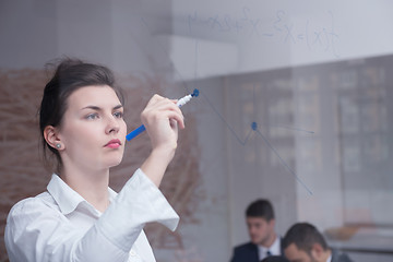 Image showing business woman at office