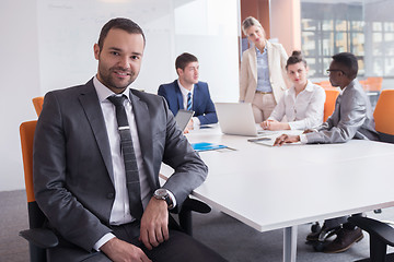 Image showing business people group at office