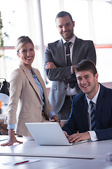 Image showing business man at the office