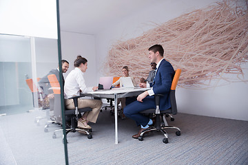 Image showing business people group at office