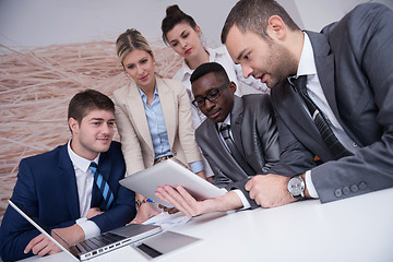 Image showing business people group at office