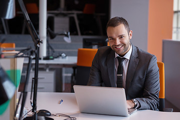 Image showing business man at the office