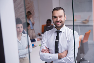 Image showing business people group at office