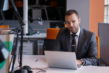 Image showing business man at the office