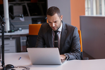 Image showing business man at the office