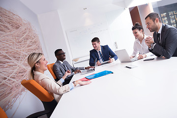 Image showing business people group at office